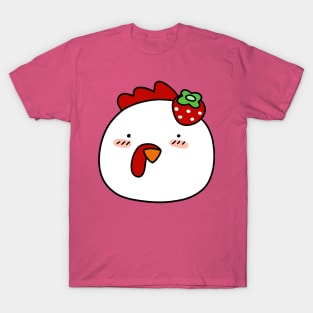 Strawberry Chicken Face T-Shirt